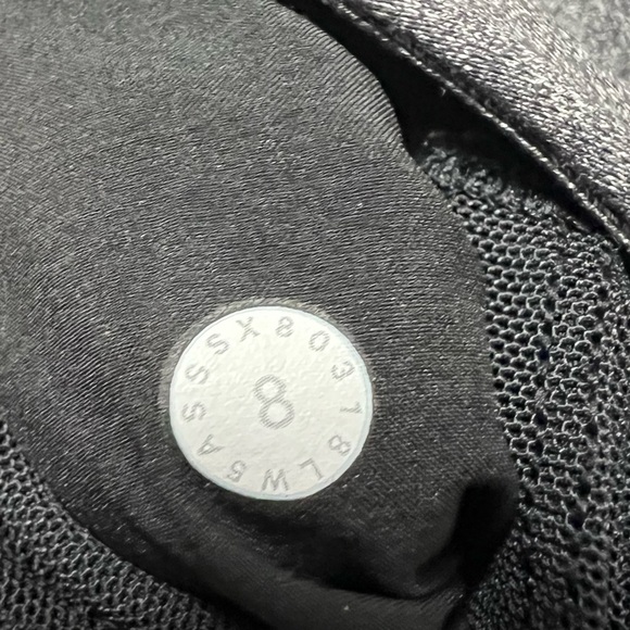 Lululemon On The Fly Pant *28" Heathered Grey Black size 8 - Picture 10 of 10